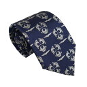 Vivienne Westwood ヴィヴィアンウエストウッド ネクタイ AW2023 S81050004 W00O6 K410CS-NAVYBLUE 先幅約8...