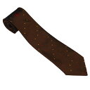 Vivienne Westwood ヴィヴィアンウエストウッド ネクタイ AW2021モデル 81050004 W001M D401-BROWN ブラウン シル...