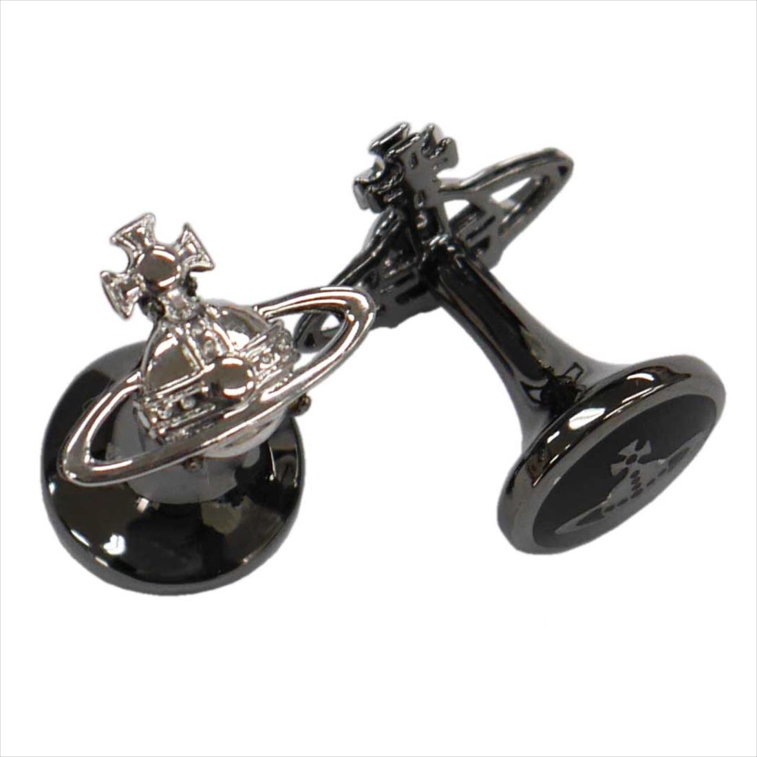 Vivienne Westwood ヴィヴィアンウエストウッド カフス BCL1010/2 シルバー×ガンメタル 送料無料 プレゼント ギフト