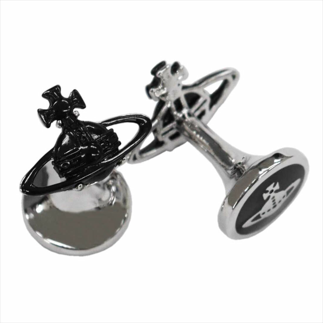 Vivienne Westwood ヴィヴィアンウエストウッド カフス BCL1010/4 ブラック×シルバー 送料無料 プレゼント ギフト