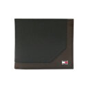 トミーヒルフィガーTOMMY HILFIGER SAFFIANO 二つ折り財布(小銭入れ有)31TL25X002 black brown 送料無料 プレゼント ギフト 革小物 クリスマス バレンタイン ホワイトデー 誕生日 成人(4)