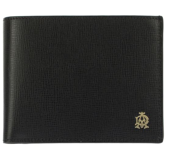 dunhill ダンヒル L2S832A FULHAM 二つ折り財布小銭入れ付き ブラック 送料無料 プレゼント ギフト 革小物 クリスマス バレンタイン ホワイトデー 誕生日 成人 紳士用 紳士 メンズ