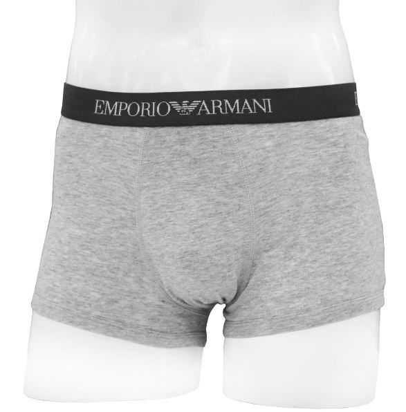 EMPORIOARMANI エンポリオアルマーニ　underwear ボクサーパンツ　3枚セット　アンダーウェア　下着　111610/CC722　94235 GY/BK/NV　ブラック　グレー　ネイビー　肌着　ブランド　カジュアル　シンプル　Sサイズ