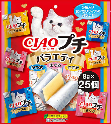 CIAOプチ　バラエティ8g×25個 いなば　ペットフード　ペット(4)