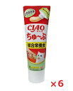 【6個セット】CS‐156チャオちゅーぶ総合栄養食とりささみ80g いなば ペットフード ペット まとめ買い