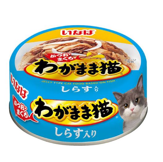 わがまま猫しらす入りかつお・まぐろ115g いなば　ペットフード　ペットのサムネイル