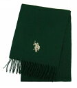 US.POLO ASSN ポロ マフラー USPA-2002 652563 グリーン ギフト プレゼント