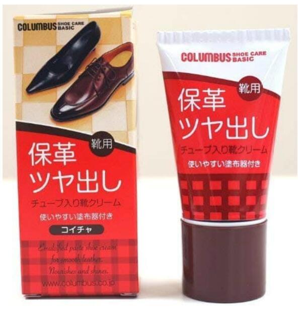 【送料無料！】コロンブスベーシックチューブ　濃茶 靴磨き ケア用品 靴用汚れ落とし つや出し 履物用品 シューケア 保革効果 日用品 日用消耗品 雑貨品　※こちらの商品の販売数は1個です。