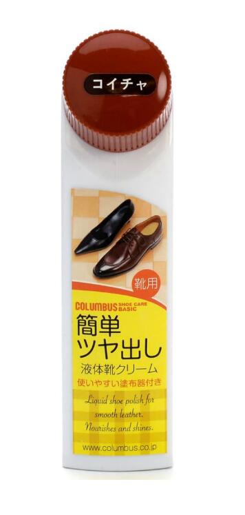 【送料無料！】コロンブスベーシックリキッド 濃茶 靴磨き ケア用品 靴用汚れ落とし つや出し 履物用品 シューケア 保革効果 日用品 日用消耗品 雑貨品　※こちらの商品の販売数は1個です。