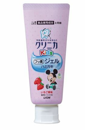 樂天商城 - 【送料無料！】クリニカKid’sジェルハミガキ　いちご　60g 歯磨き粉 歯みがき粉 口臭予防 歯みがき粉 ハミガキ 歯垢除去 ハミガキ粉 歯 白く　※こちらの商品の販売数は1個です。