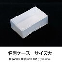 名刺ケース PP樹脂製 100枚用 サイズ大:深さ29mm