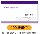 カラー名刺印刷 名刺作成 名刺印刷【100枚単位】名刺ケース1個付属。上下に階調の異なるラインを配置。名刺印刷内容は注文フォームにご記入頂くか、別途メールでお知...