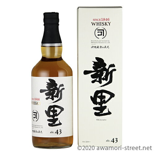 泡盛 ウィスキー 新里酒造 / WHISKY 43度,700ml / 樫樽貯蔵泡盛13年古酒使用 贈り物 ギフト お歳暮 お中元 父の日 敬老の日 家飲み 宅飲み