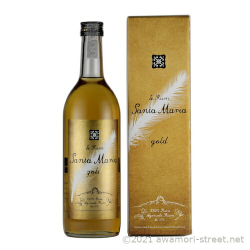 イエラム サンタマリア ゴールド 37度,720ml 伊江島産さとうきびのラム酒 / 伊江島蒸留所 / ラム酒 贈り物 ギフト お歳暮 お中元 父の日 母の日 ...