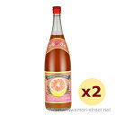 請福グレープフルーツリキュール シークヮーサー入り 12度,1800ml x 2本セット / 請福酒造 / 一升 泡盛リキュール 贈り物 お歳暮 ギフト 家飲み...