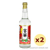 泡盛 宮の華 30度,600ml x 2本セット / 宮の華 贈り物 お歳暮 ギフト 家飲み 宅飲み