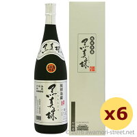 泡盛 八重泉酒造 / 黒真珠 43度,1800ml × 6本セット / お中元 ギフト 敬老の日 家飲み 宅飲み