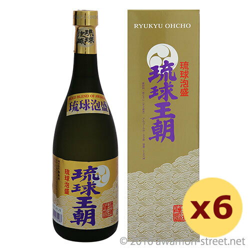 楽天泡盛ストリート　楽天市場店泡盛 多良川 琉球王朝 30度,720ml ×6本セット / 贈り物 ギフト お歳暮 お中元 敬老の日 家飲み 宅飲み