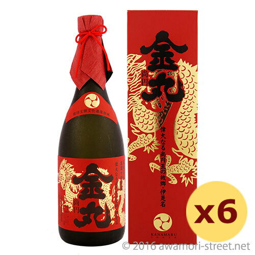 金丸 10年 35度,720ml × 6本セット / 伊是名酒造 / 四合 泡盛 古酒 贈り物 お歳暮 お中元 ギフト 敬老の日 父の日 家飲み 宅飲み