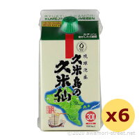 泡盛 久米仙酒造 / 久米島の久米仙 紙パック 30度,900ml x 6本セット / 贈り物 お歳暮 お中元 ギフト 敬老の日 父の日 家飲み 宅飲み