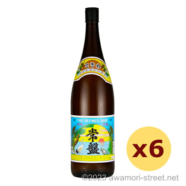 泡盛 伊是名酒造 / 常盤 30度,1800ml x 6本セット / 琉球泡盛 沖縄の蒸留酒 お中元 ギフト 家飲み 宅飲み お歳暮 お年賀 沖縄土産 母の日 父の日 敬老の日