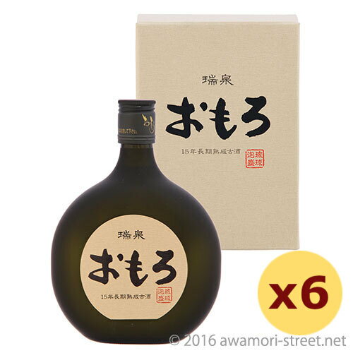 泡盛 古酒 瑞泉酒造 / 瑞泉 おもろ 15年古酒 43度,720ml ×6本セット / 3%割引 送料無料 贈り物 お歳暮 お中元 ギフト 敬老の日 父の日 お土産 家飲み 宅飲み