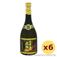 泡盛 久米島の久米仙 / 久米島の久米仙 ブラック 30度,720ml ×6本セット / お中元 ギフト 敬老の日 家飲み 宅飲み