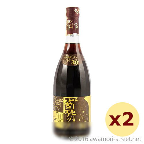 泡盛 リキュール 新里酒造 / コーヒースピリッツ 30度,720ml ×2本セット / お中元 ギフト 敬老の日 家飲み 宅飲み