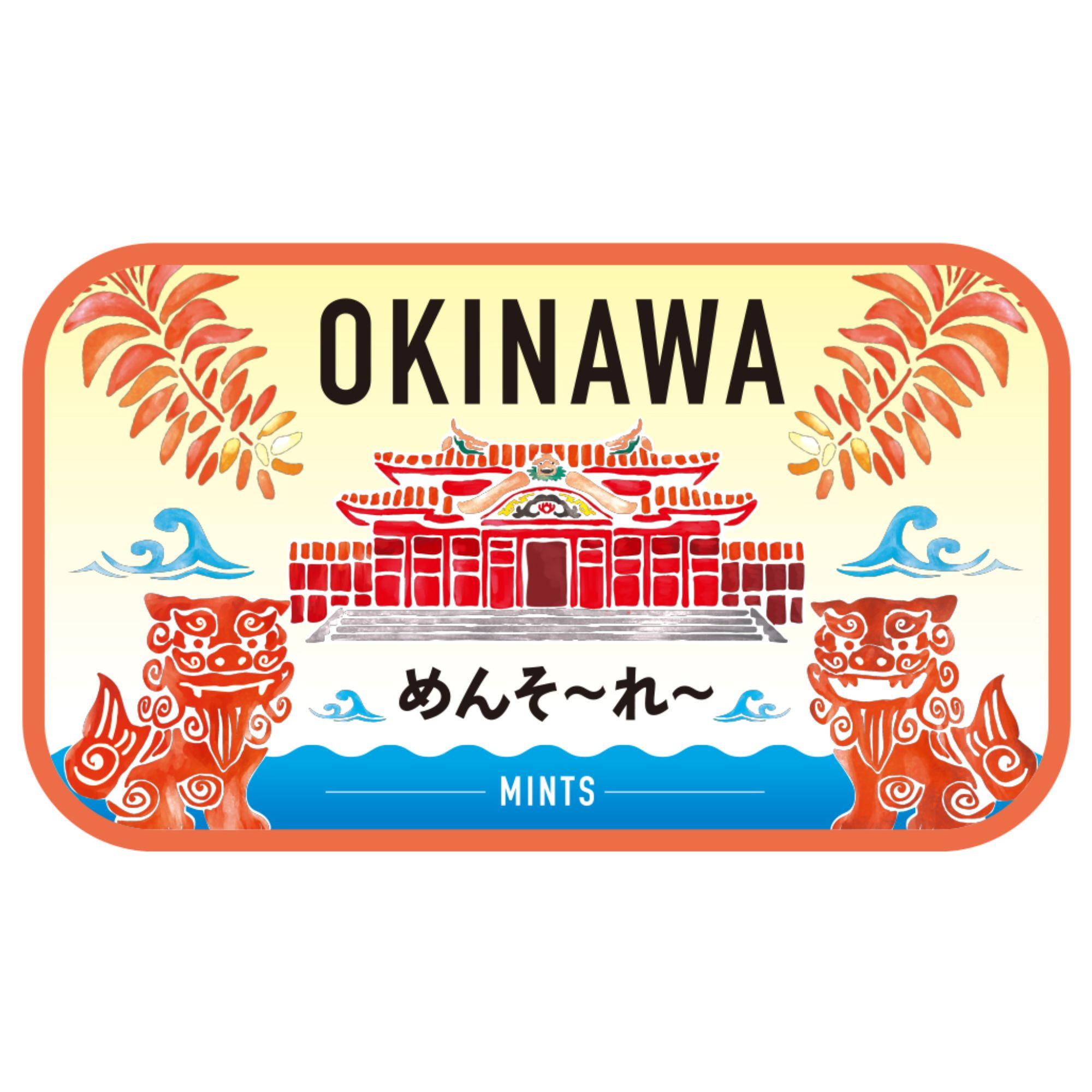 OKINAWAミント缶 首里城