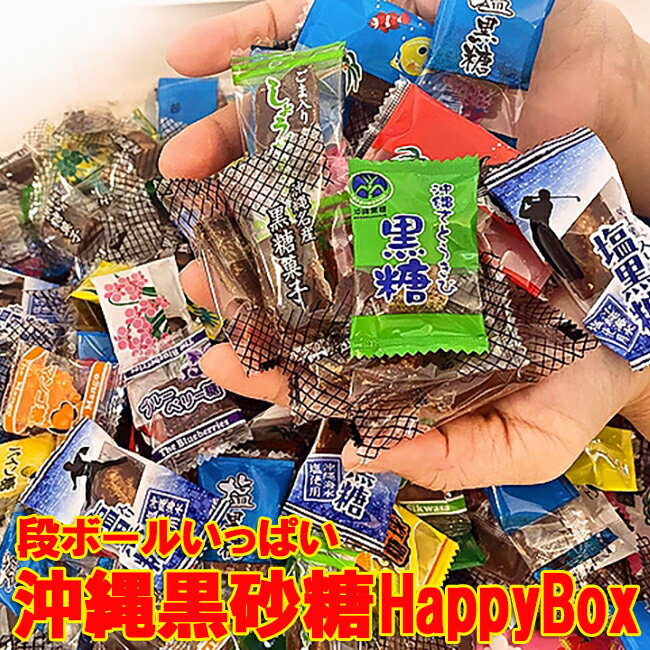 訳あり 黒糖 沖縄 小分け タイプ 黒砂糖 HappyBox おまけ付 送料無料個分け 黒糖菓子 ギフト お裾わけに お菓子詰め合わせ業務用 お土産 お茶うけ 送料無料市場 在庫処分 あす楽 外仕事 ミネラル 塩飴 バレンタイン 2024 チョコ 義理チョコ 職場 大量 会社 個包装の商品画像