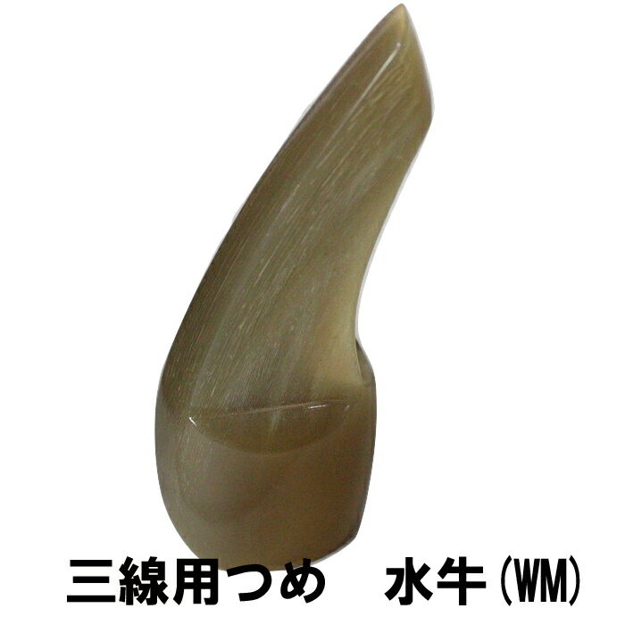 三線用　つめ　水牛　W-M　高さ74mm x 底辺25mm三線用　つめ　水牛　W-M　高さ74mm x 底辺25mm