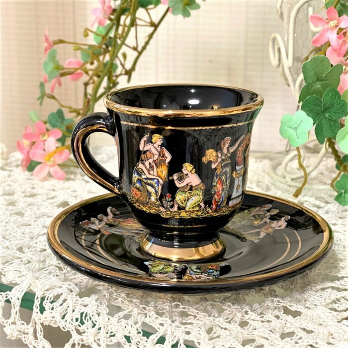 ギリシャ神話柄 カップ＆ソーサー