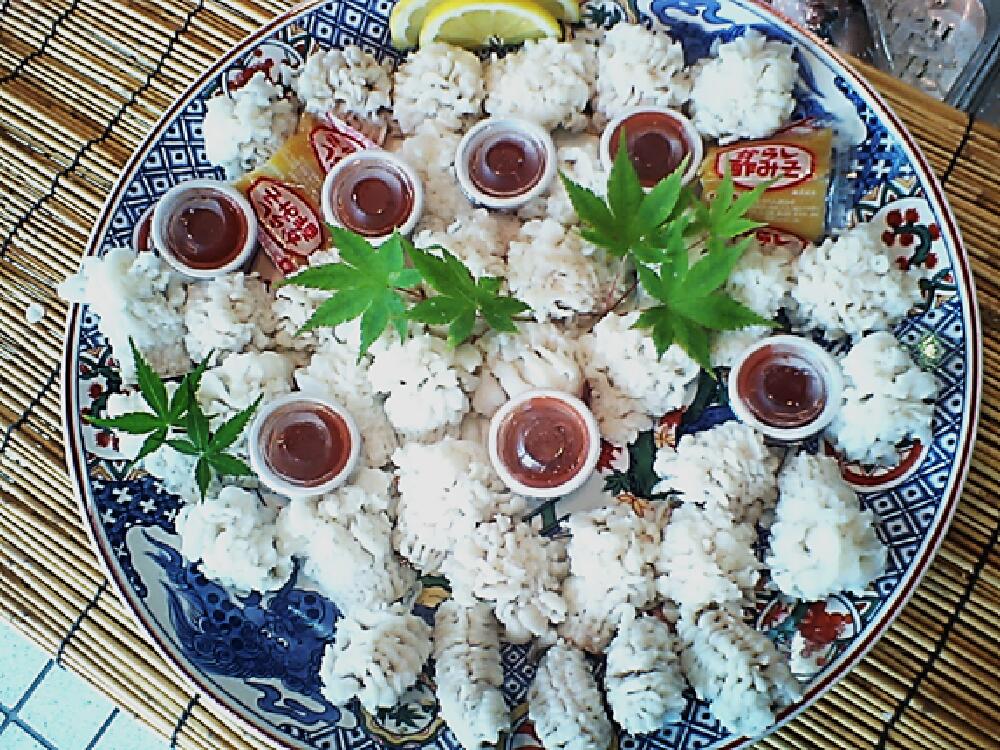 ハモ・お中元に！ギフト・『淡路島産黄金ハモの湯引き』1匹1kg〜1k200g自家製梅肉で！ awashun-10000155 【淡路島の旬】魚一鮮魚店 サンプル画像3