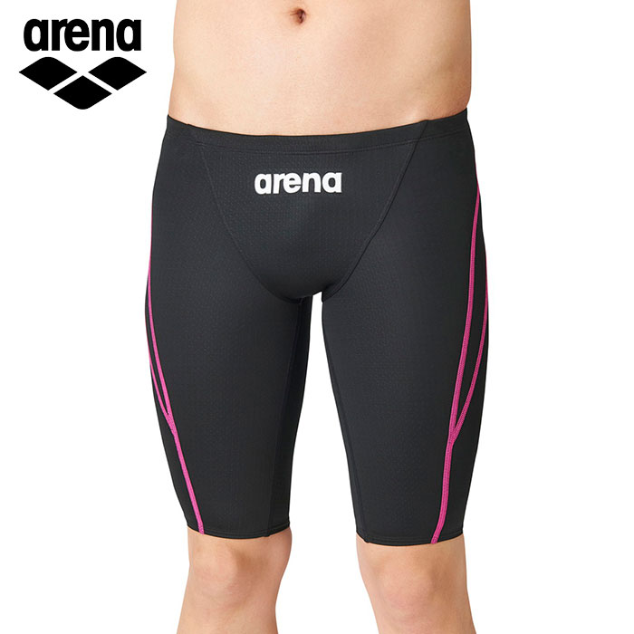 【送料無料】★泳ぎやすさを追求したニット素材モデル★【アリーナ　arena】 ARN-1022M 水泳 競泳水着 ハーフスパッツ(メンズ) 男性 ブラック FINA承認 競技 BKPK [220307] 父の日(4)