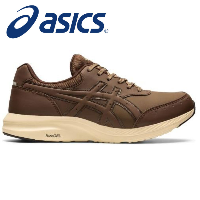 楽天Awa-spo 楽天市場店★足への負担が少ない！やわらかな履き心地★【 アシックス asics 】【シューズ　靴】 アシックス商事 ウォーキングシューズ ウェルネスウォーカー ゲルファンウォーカー M041 メンズ 男性 1291A041 （200） コーヒー [230909][amz]