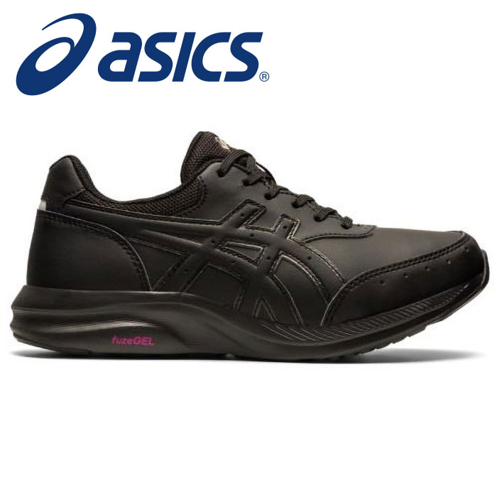 [最大2000円OFFクーポン発行中]★足への負担が少ない！やわらかな履き心地★【アシックス　asics】【シューズ　靴】 アシックス商事 レディース用ウォーキングシューズ ウェルネスウォーカー ゲルファンウォーカー W053 女性用 1292A053 (001) ブラック [230909]
