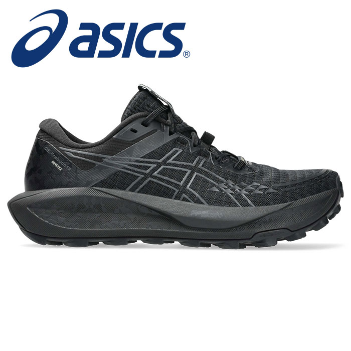 【2025年春夏モデル】【アシックス　asics】【シューズ　靴】 レディース トレイルランニングシューズ GEL-Trabuco 13 GTX ゲルトラブーコ ゴアテックス アシックス トレイル ランニング シューズ 1012B767 (002) ブラック/グラファイトグレー [250310]