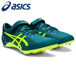 [最大2000円OFFクーポン発行中]【アシックス　asics】【シューズ　靴】 1093A137 陸上競技 スパイク(メンズ) SP BLADE(エスピー ブレード) 9 100m～400m ハードル 短距離 ベルベットパイン/セーフティーイエロー 300 [220418]