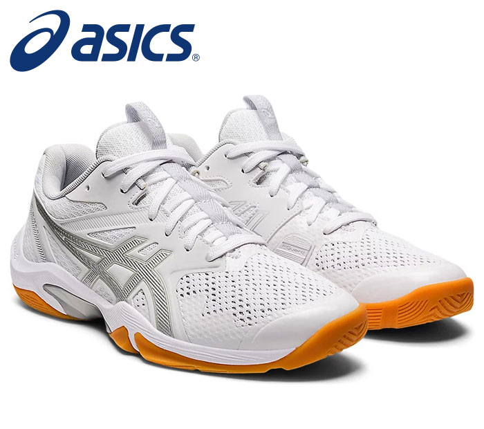 【送料無料】【2021年秋冬モデル】【asics　アシックス】【シューズ　靴】 1072A072 FWバドミントン シューズ(レディース) 女性用 GEL-BLADE(ゲルブレード) 8 スカッシュ ホワイト/ピュアシルバー 101 [210920]