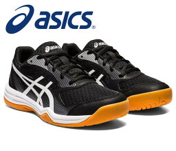 ★軽量性・柔軟性・サポート力と耐久性★【アシックス　asics】【シューズ　靴】 1074A039 ジュニア用バレーボールシューズ 子供 こども UPCOURT(アップコート) 5 GS ブラック/ホワイト 001 [230403]