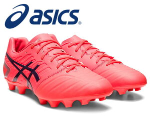 ★部活生にオススメ！ワイド幅の初心者向け★【アシックス　asics】【シューズ　靴】 1103A074 サッカー スパイク 靴幅ワイド メンズ レディース 男女兼用 DS LIGHT CLUB(ディーエスライト クラブ) フレッシュコーラル/ピーコート 700 [230403] クリスマス プレゼント