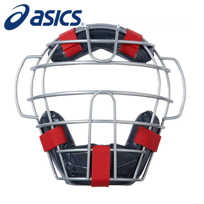 【アシックス　asics】 軟式用マスク キャッチャー BPM471 (5023) ネイビーxレッド [240909]