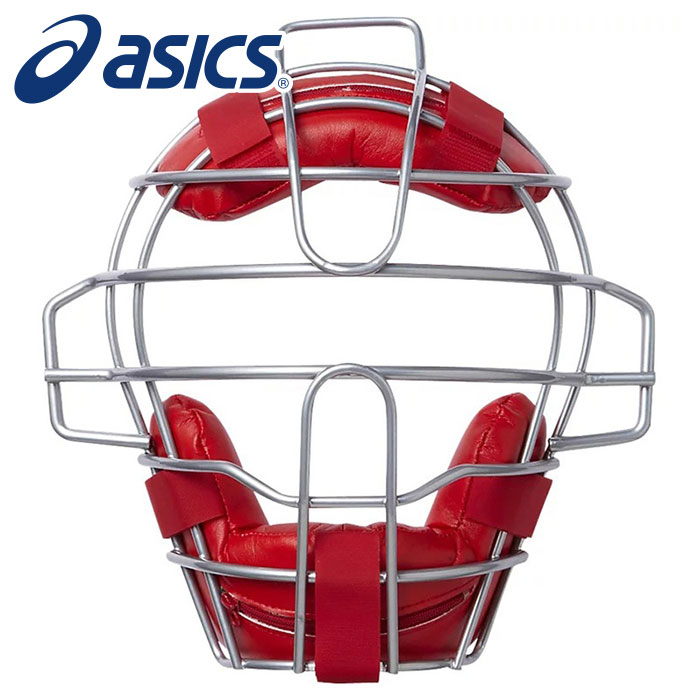 【アシックス　asics】 ジュニア用 軟式用マスク 子供 小学生 キャッチャー BPM581 (23) レッド [240909]