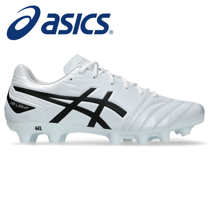【アシックス　asics】【シューズ　靴】サッカー スパイク DS LIGHT CLUB(ディーエスライト クラブ) WIDE ワイド メンズ レディース 男女兼用 1103A097 (101) ホワイト/ブラック [240412]