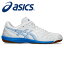 [最大2000円OFFクーポン発行中]【2024年春夏モデル】【アシックス　asics】【シューズ　靴】 フットサルシューズ CALCETTO(カルチェット) WD 9 ワイド幅 メンズ レディース 男女兼用 1113A037 (101) ホワイト/エレクトリックブルー [240412]