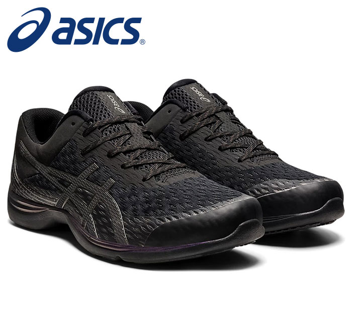 【送料無料】【asics　アシックス】【シューズ　靴】 1293A024 FWウエルネスウォーカー シューズ(ユニセックス) 男女兼用 ゲルムージー SP ウォーキング 2E相当 ブラック 001 [211001]