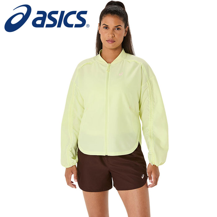 【2025年春夏モデル】【アシックス　asics】【ウェア】 ランニング レディース ジャケット NAGINO 凪乃 ランニング アジャスタブル アシックス 2012D138 (750) フードルイエロー [250320]