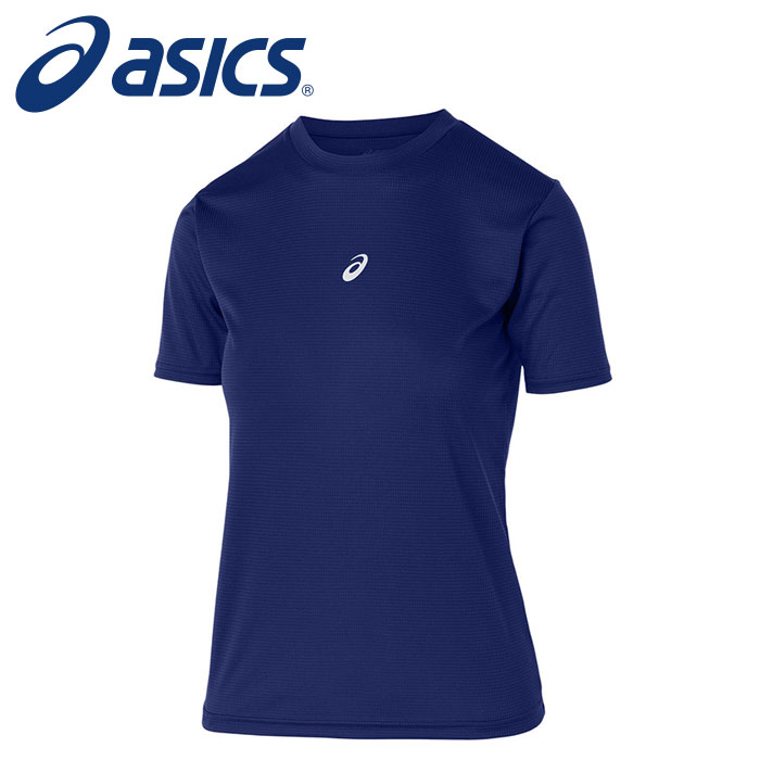 asics 長袖シャツ サイズ140 青 ASICS ◇◇メール便発送 ＜アシックス＞ ジュニアミドルフィット