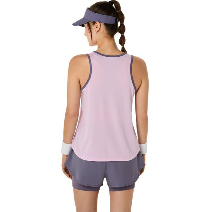 【メール便送料無料】【2025年春夏モデル】【アシックス　asics】【ウェア】 テニス レディース タンクトップ MATCH アクティブリーズ アシックス 2042A350 (700) ライトウベ [250320]