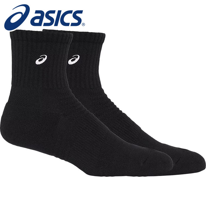 【メール便可230円】[2足まで同梱可]【 アシックス asics 】【ソックス 靴下】トレーニング ソックス 18 メンズ レディース 男女兼用 3033B871 (002) パフォーマンスブラックXブリリアントホワイト [230831][amz] クリスマス プレゼント